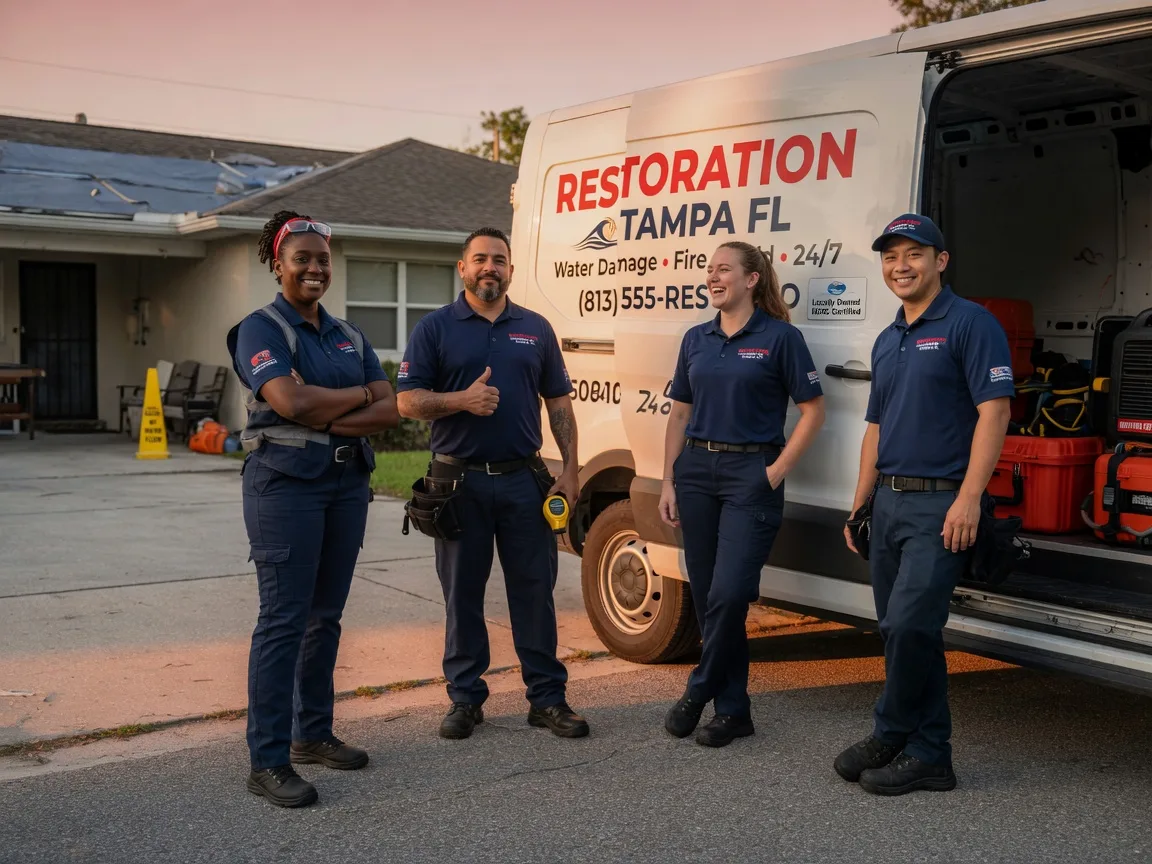 Water Damage Restoration company in Jamestown, LA